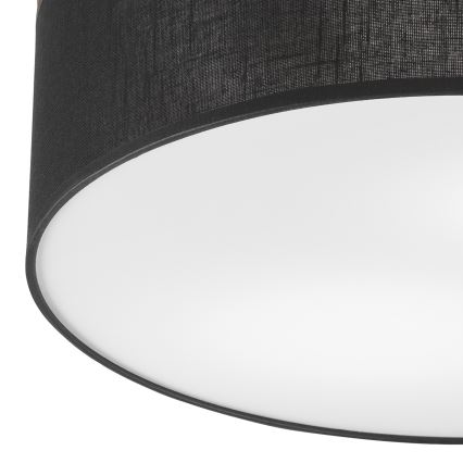 Brilagi - LED Plafoniera BELLADONNA 2xE27/15W/230V nero/quercia