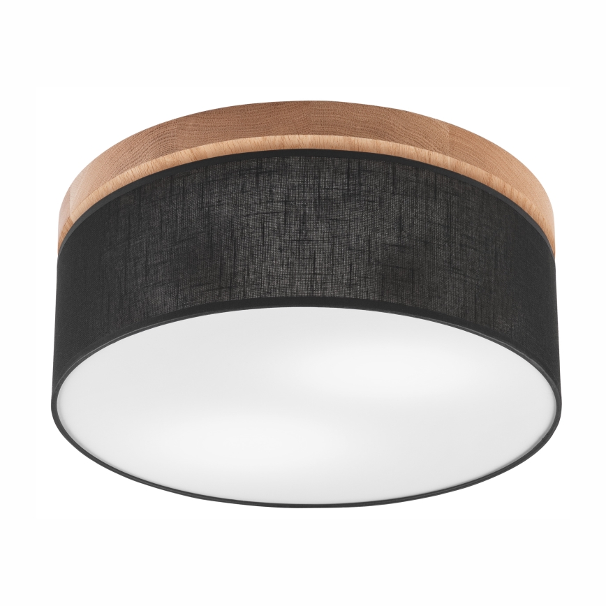 Brilagi - LED Plafoniera BELLADONNA 2xE27/15W/230V nero/quercia
