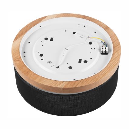 Brilagi - LED Plafoniera BELLADONNA 2xE27/15W/230V nero/quercia