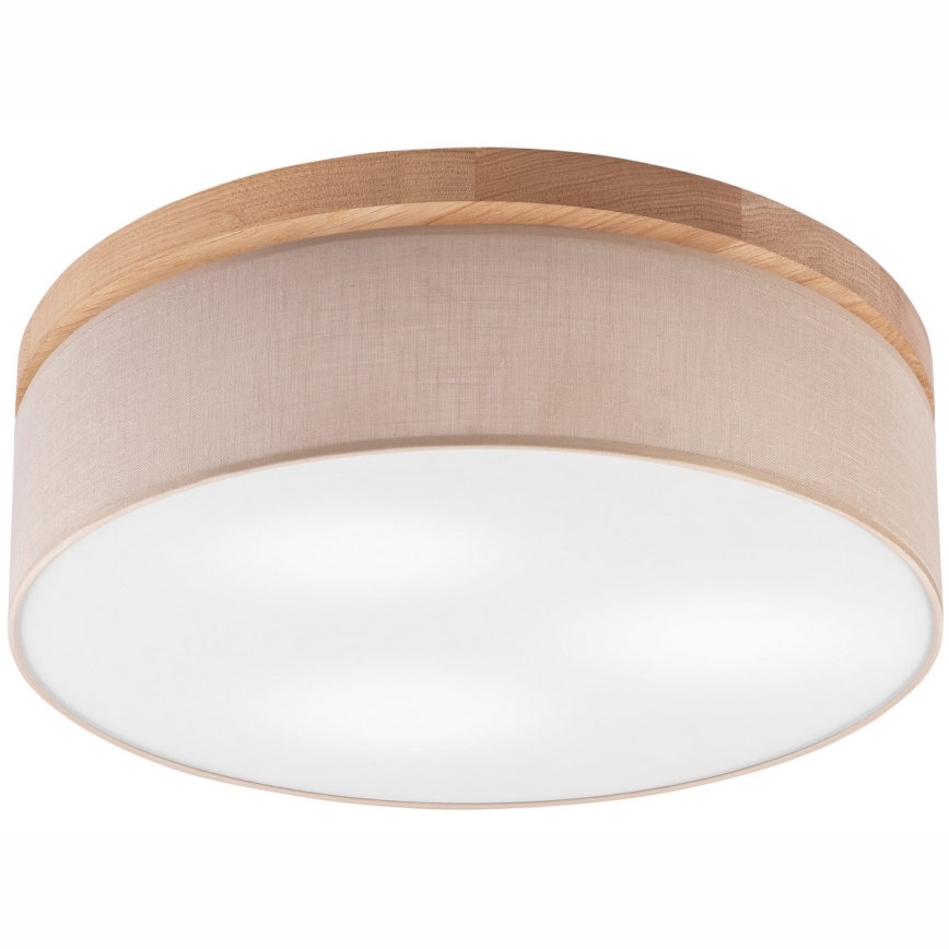 Brilagi - LED Plafoniera BELLADONNA 3xE27/15W/230V beige/quercia