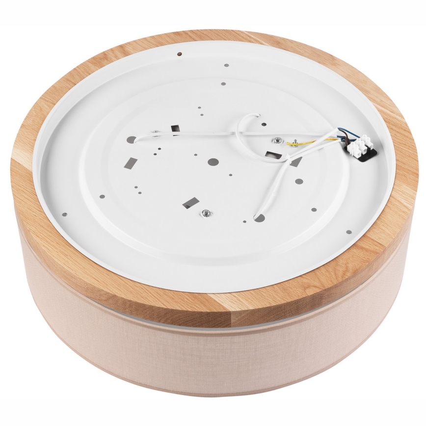 Brilagi - LED Plafoniera BELLADONNA 3xE27/15W/230V beige/quercia