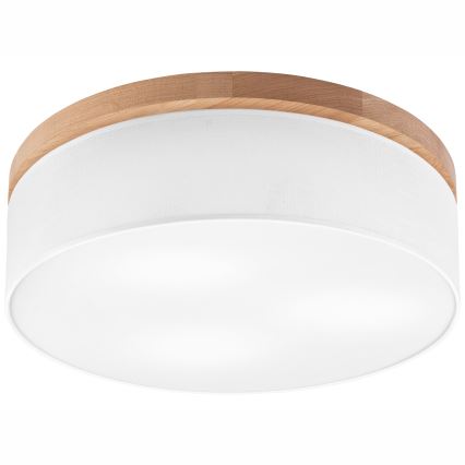 Brilagi - LED Plafoniera BELLADONNA 3xE27/15W/230V bianco/quercia