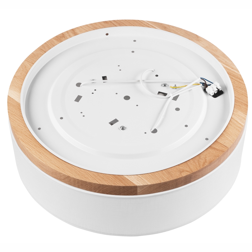 Brilagi - LED Plafoniera BELLADONNA 3xE27/15W/230V bianco/quercia