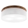 Brilagi - LED Plafoniera BELLADONNA 3xE27/15W/230V diametro 50 cm bianco/quercia ciliegio
