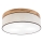 Brilagi - LED Plafoniera BELLADONNA 3xE27/15W/230V diametro 50 cm color crema/quercia