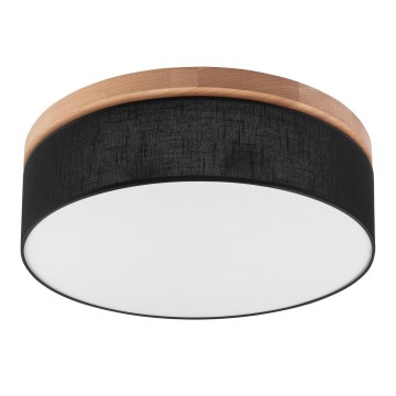 Brilagi - LED Plafoniera BELLADONNA 3xE27/15W/230V nero/quercia