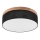 Brilagi - LED Plafoniera BELLADONNA 3xE27/15W/230V nero/quercia