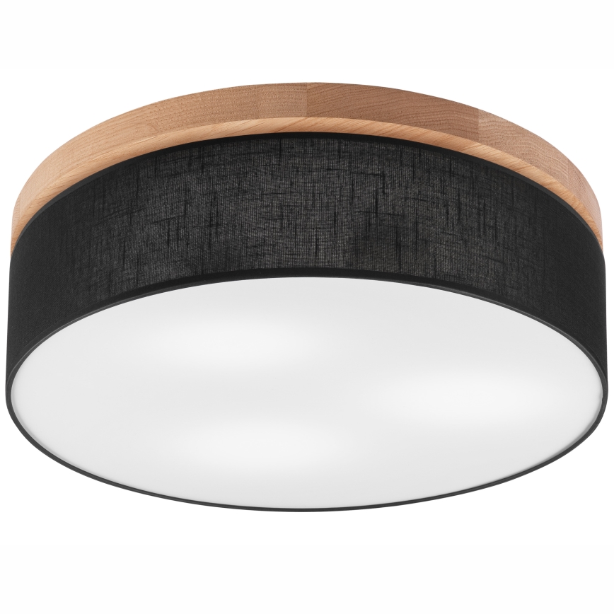 Brilagi - LED Plafoniera BELLADONNA 3xE27/15W/230V nero/quercia