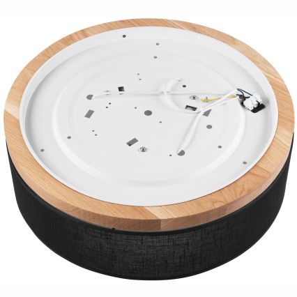 Brilagi - LED Plafoniera BELLADONNA 3xE27/15W/230V nero/quercia