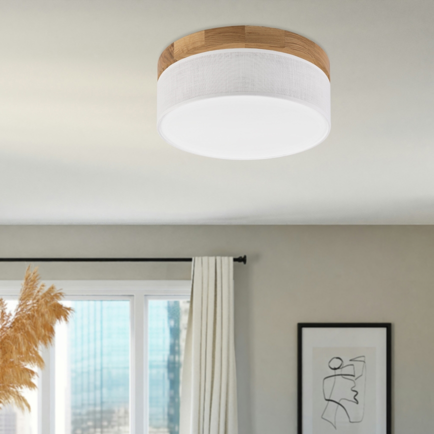 Brilagi - LED Plafoniera BELLADONNA LED/20W/230V Ø 30 cm bianco/rovere