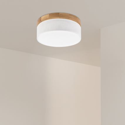 Brilagi - LED Plafoniera BELLADONNA LED/20W/230V Ø 30 cm bianco/rovere