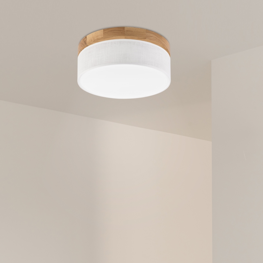 Brilagi - LED Plafoniera BELLADONNA LED/20W/230V Ø 30 cm bianco/rovere