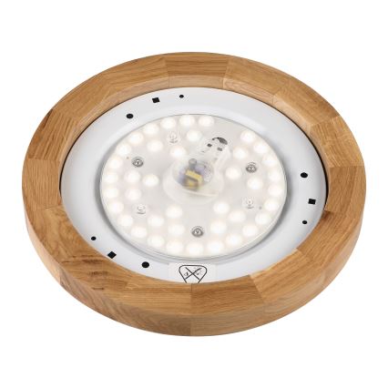 Brilagi - LED Plafoniera BELLADONNA LED/20W/230V Ø 30 cm bianco/rovere