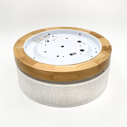Brilagi - LED Plafoniera BELLADONNA LED/20W/230V Ø 30 cm bianco/rovere