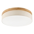 Brilagi - LED plafoniera BELLADONNA LED/36W/230V diametro 50 cm crema/rovere