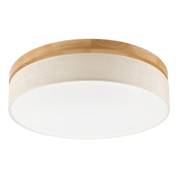 Brilagi - LED plafoniera BELLADONNA LED/36W/230V diametro 50 cm crema/rovere