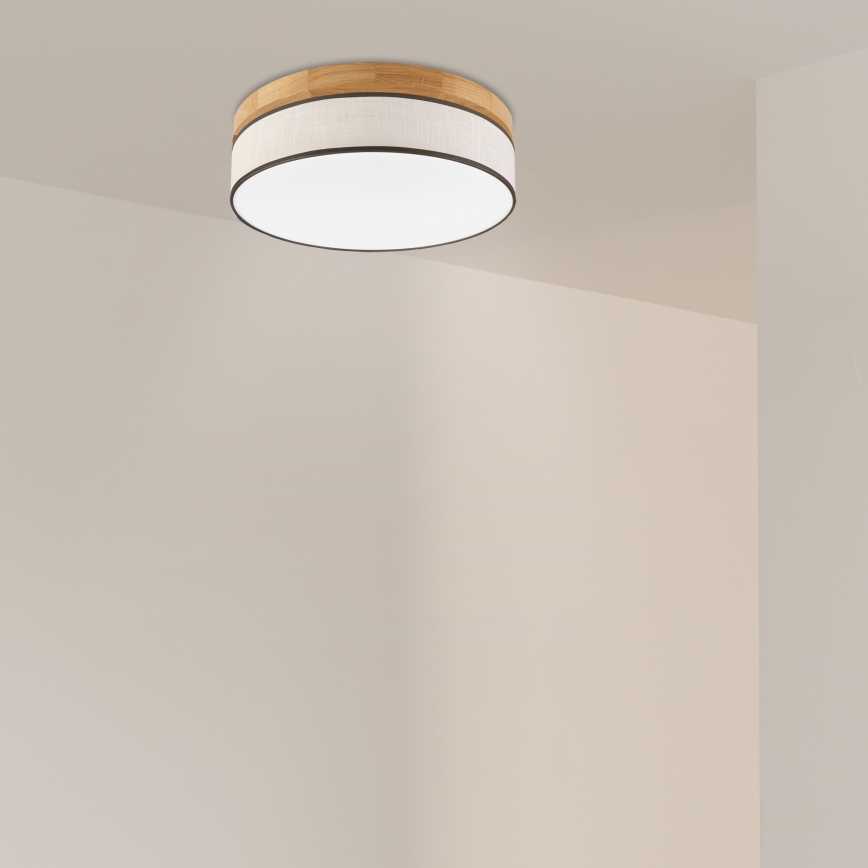 Brilagi - LED Plafoniera BELLADONNA LED/36W/230V Ø 40 cm crema/rovere