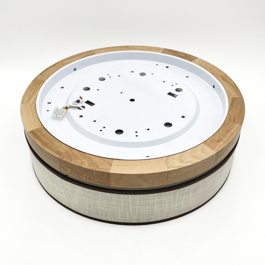 Brilagi - LED Plafoniera BELLADONNA LED/36W/230V Ø 40 cm crema/rovere