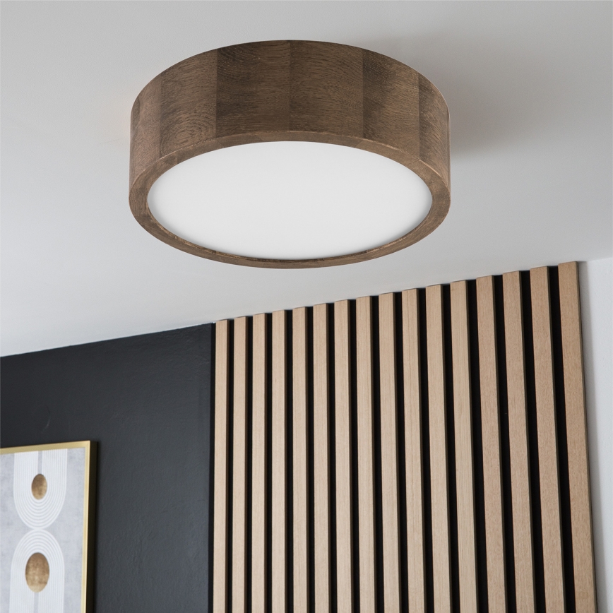 Brilagi - LED Plafoniera CARVALHO 1xE27/60W/230V quercia diametro 27 cm