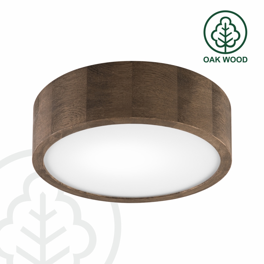 Brilagi - LED Plafoniera CARVALHO 1xE27/60W/230V quercia diametro 27 cm