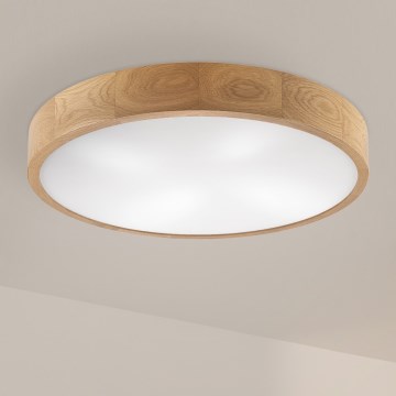 Brilagi - LED Plafoniera CARVALHO 4xE27/60W/230V rovere ø 57,5 cm