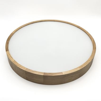 Brilagi - LED Plafoniera CARVALHO 4xE27/60W/230V rovere ø 57,5 cm