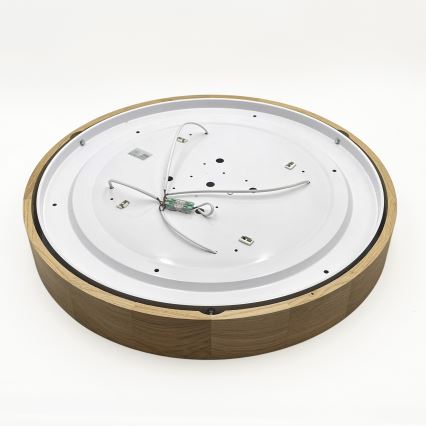 Brilagi - LED Plafoniera CARVALHO 4xE27/60W/230V rovere ø 57,5 cm