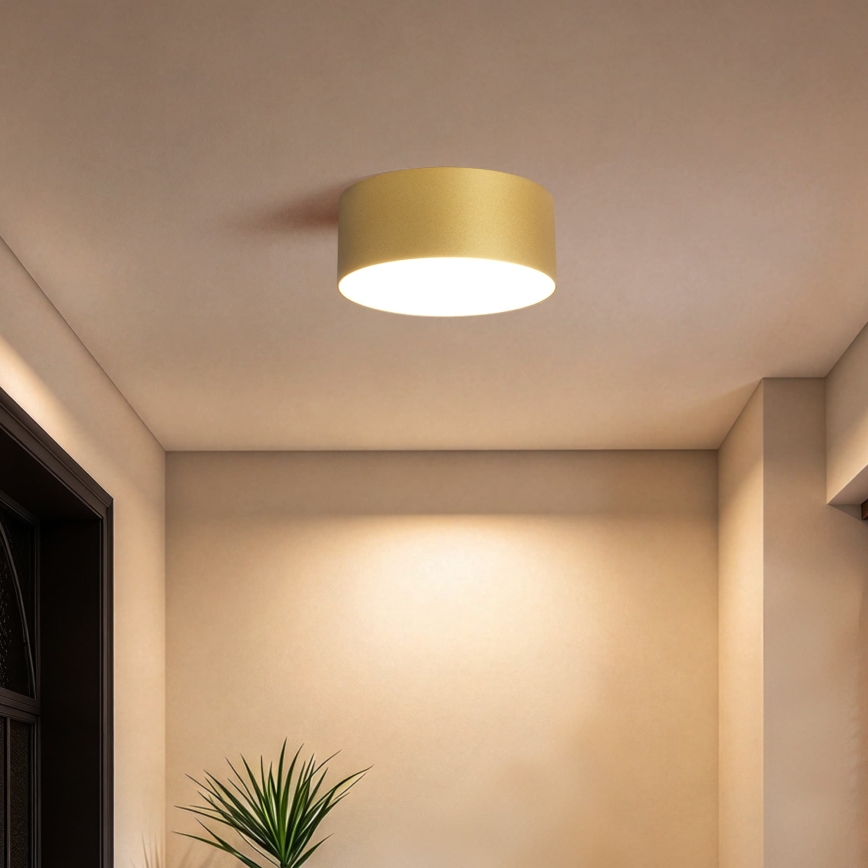 BRILAGI - Plafoniera da bagno LED FORIS LED/20W/230V Ø 15 cm dorata IP44