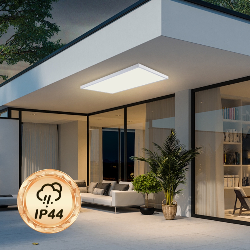 Brilagi - Plafoniera LED da bagno FRAME LED/96W/230V 120x60 cm 3000/4000/6000K IP44 bianca