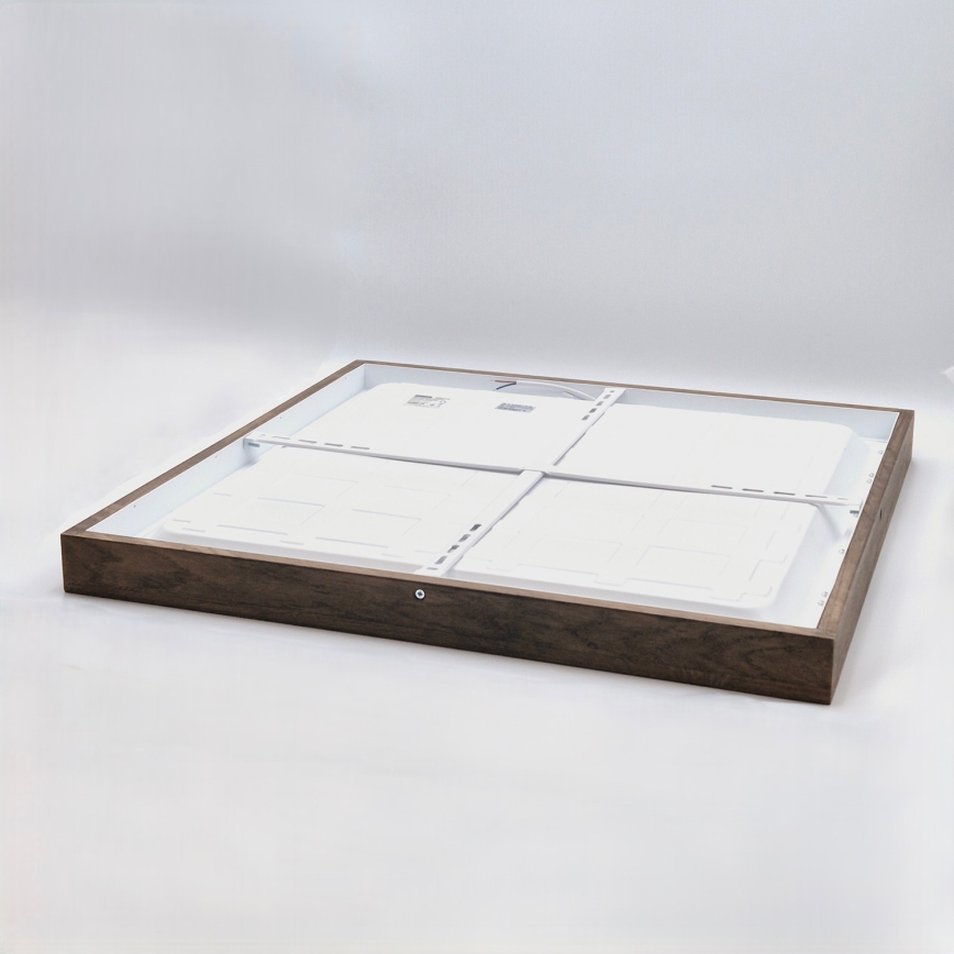 Brilagi - Plafoniera LED per bagno WOODY FRAME LED/40W/230V 60x60 cm IP44 finitura rovere/noce