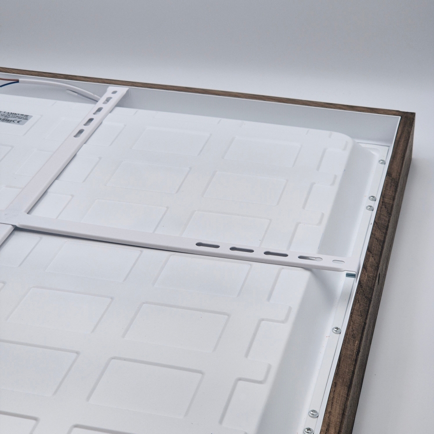 Brilagi - Plafoniera LED per bagno WOODY FRAME LED/40W/230V 60x60 cm IP44 finitura rovere/noce