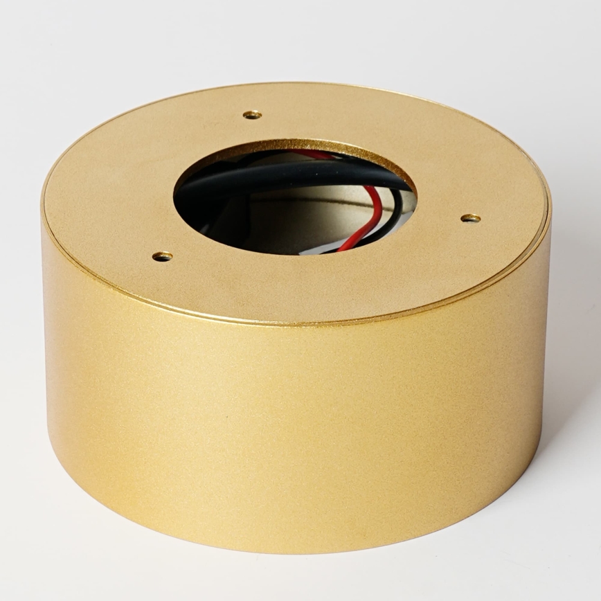 BRILAGI - Plafoniera da esterno LED FORIS LED/14W/230V Ø 12 cm dorata IP44