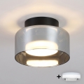 BRILAGI - LED Plafoniera da incasso AURA LUX 1xGX53/30W/230V ø 13 cm nero/fumé