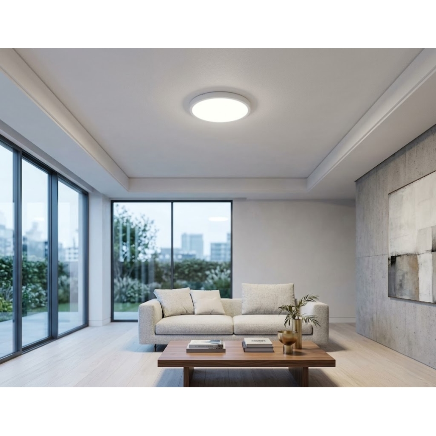 BRILAGI - Plafoniera da bagno a LED ZENNA LED/18W/230V Ø 29,5 cm IP44 bianca