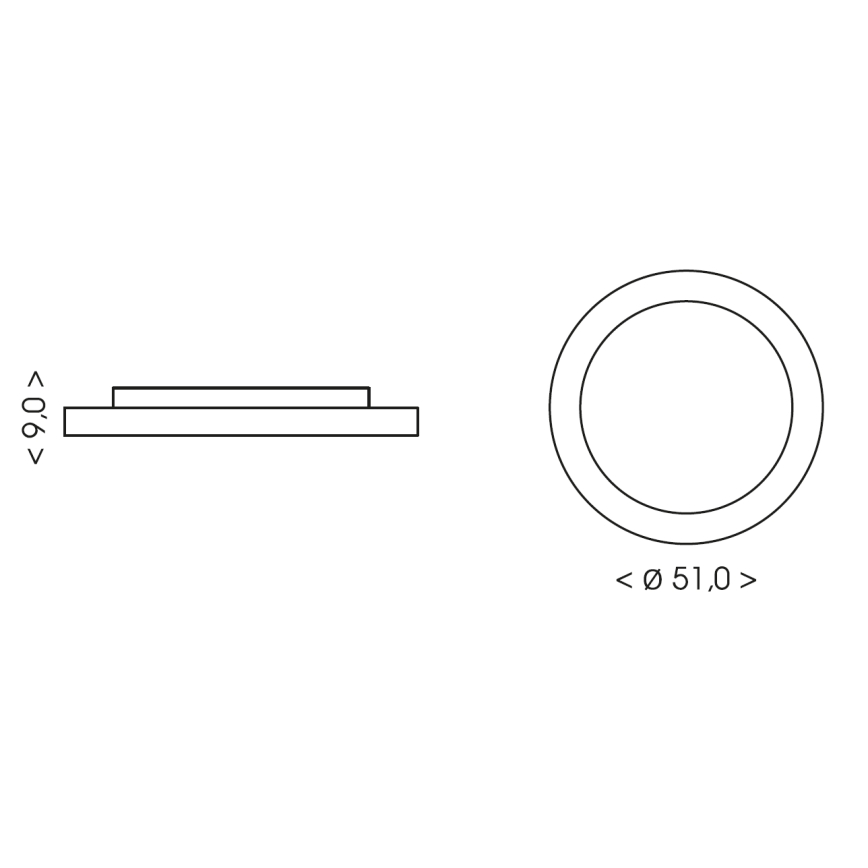 BRILAGI - Plafoniera LED per cameretta ASTRO LED/60W/230V 3000/4500/6000K Ø 51 cm