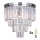 Brilagi - LED Plafoniera di cristallo MOZART 5xE14/40W/230V cromo lucido