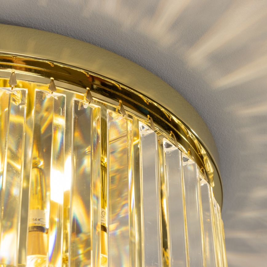 Brilagi - LED Plafoniera di cristallo MOZART 5xE14/40W/230V oro
