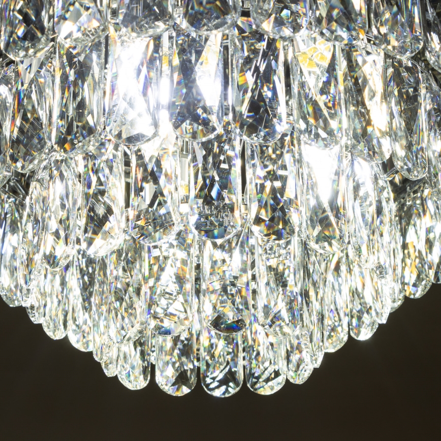 Brilagi - LED Plafoniera di cristallo VELURE 5xE14/40W/230V nero