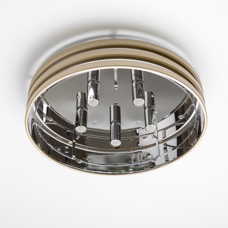 Brilagi - LED Plafoniera di cristallo VELURE 5xE14/40W/230V oro