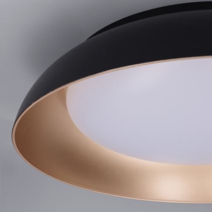 Brilagi - Plafoniera da soffitto dimmerabile ALVA LED/48W/230V 3000-6500K Ø 51 cm nera + telecomando