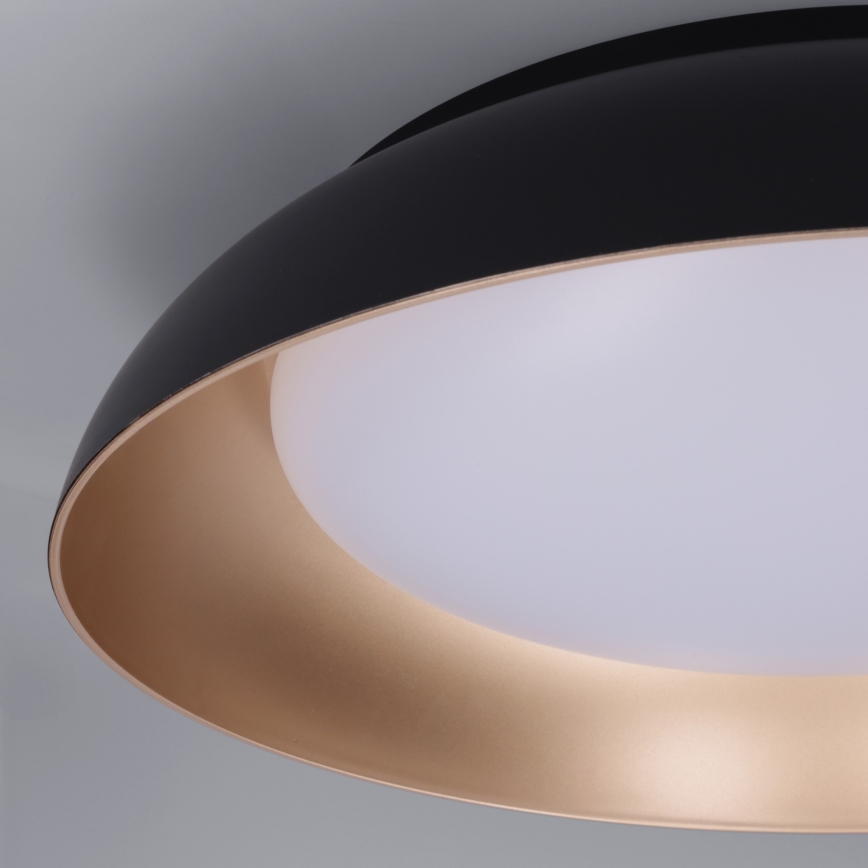 Brilagi - Plafoniera da soffitto dimmerabile ALVA LED/48W/230V 3000-6500K Ø 51 cm nera + telecomando