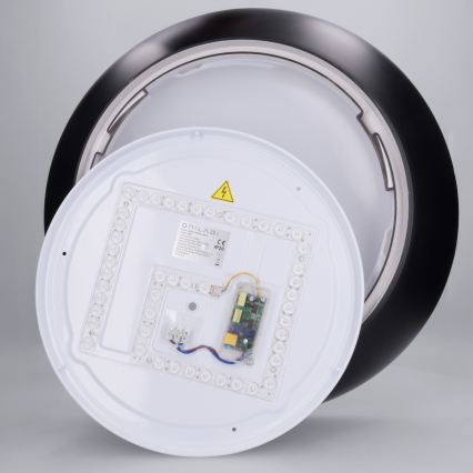 Brilagi - Plafoniera da soffitto dimmerabile ALVA LED/48W/230V 3000-6500K Ø 51 cm nera + telecomando
