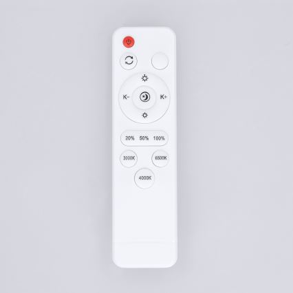 Brilagi - Plafoniera da soffitto dimmerabile ALVA LED/48W/230V 3000-6500K Ø 51 cm nera + telecomando