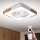 Brilagi - LED Plafoniera dimmerabile con ventilatore LED/30W/230V 3000-6500K bianco/rovere + telecomando
