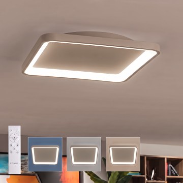 BRILAGI - LED Plafoniera dimmerabile FALCON SLIM LED/50W/230V 3000-6500K 50x50 cm beige + telecomando