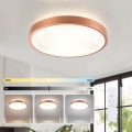 BRILAGI - LED Plafoniera dimmerabile GLASS POOL DOUBLE LED/48W/230V Ø 40 cm rame + telecomando