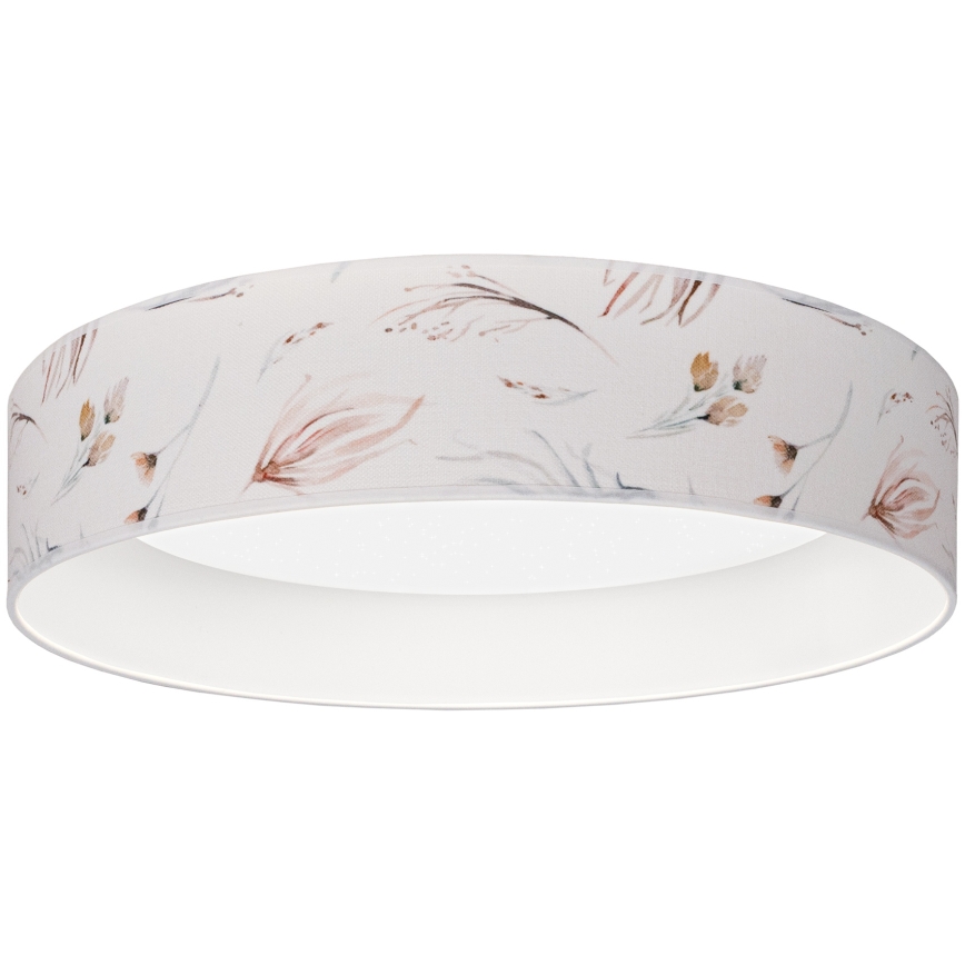 BRILAGI - lampada da soffitto LED dimmerabile VELVET SMARTIX STARS LED/24W/230V 3000-6000K Ø 45 cm bianco/decoro floreale Wi-Fi Tuya Beacon + telecomando
