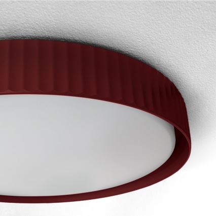 Brilagi - Plafoniera LED dimmerabile LUCIA LED/48W/230V 3000-6500K Ø 41 cm rosso + telecomando