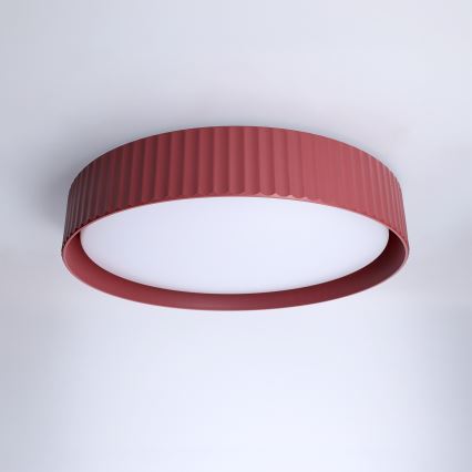 Brilagi - Plafoniera LED dimmerabile LUCIA LED/48W/230V 3000-6500K Ø 41 cm rosso + telecomando