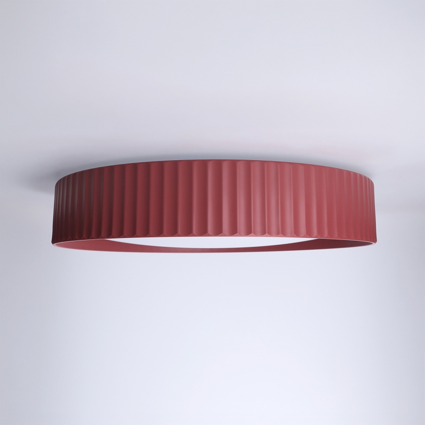 Brilagi - Plafoniera LED dimmerabile LUCIA LED/48W/230V 3000-6500K Ø 41 cm rosso + telecomando